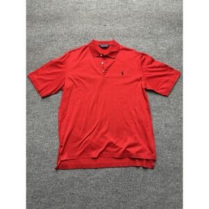 Polo Golf Ralph Lauren Men's Short Sleeve Shirt Size Medium 100% Pima Cotton